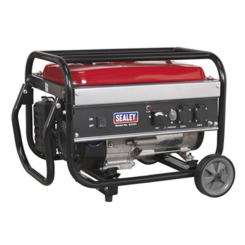 Sealey Sealey 3100W Generator 7hp 4-Stroke Engine 230V G3101 1