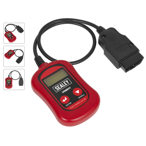 Sealey Sealey Fault Code Reader Engine Diagnostic Scanner Reset Tool OBD EOBD VS8811 2