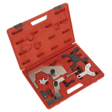 Sealey Petrol Engine Timing Tool Kit - for Ford, Volvo, Mazda 1.5, 1.6, 2.0 - Belt/Chain Drive VSE6160