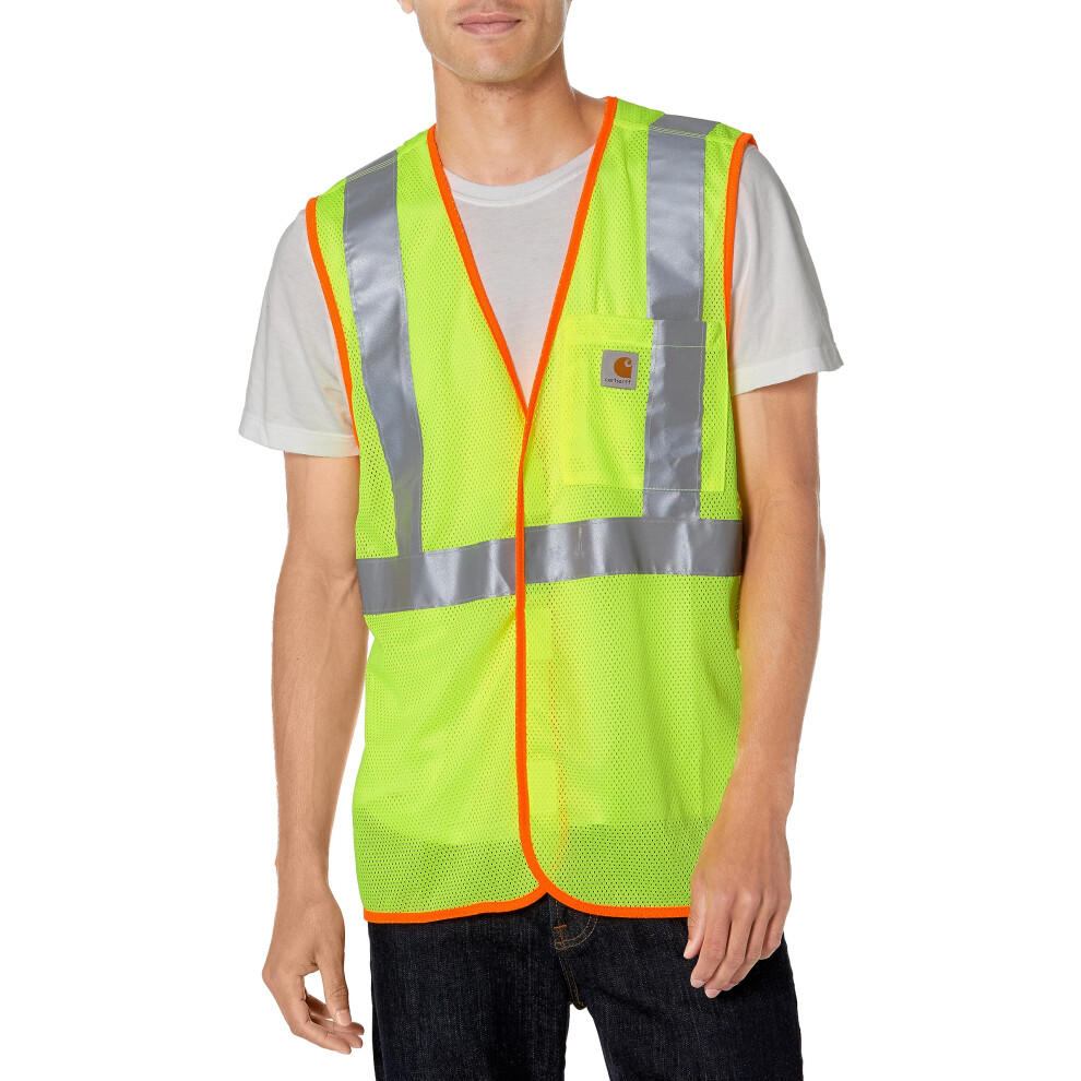 Carhartt mens High Visibility Class 2 Vest (Big & Tall) work utility o