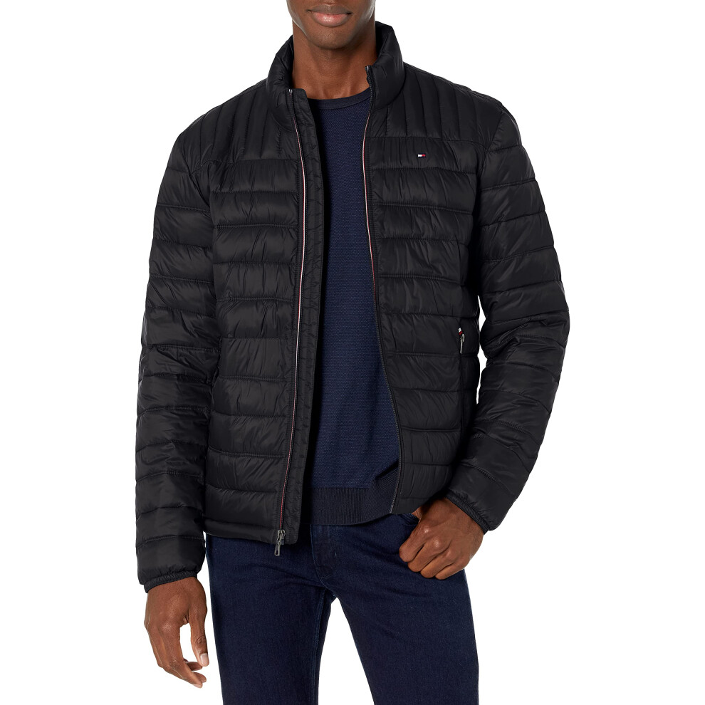 Tommy Hilfiger mens Ultra Loft Lightweight Packable Puffer Jacket (Sta