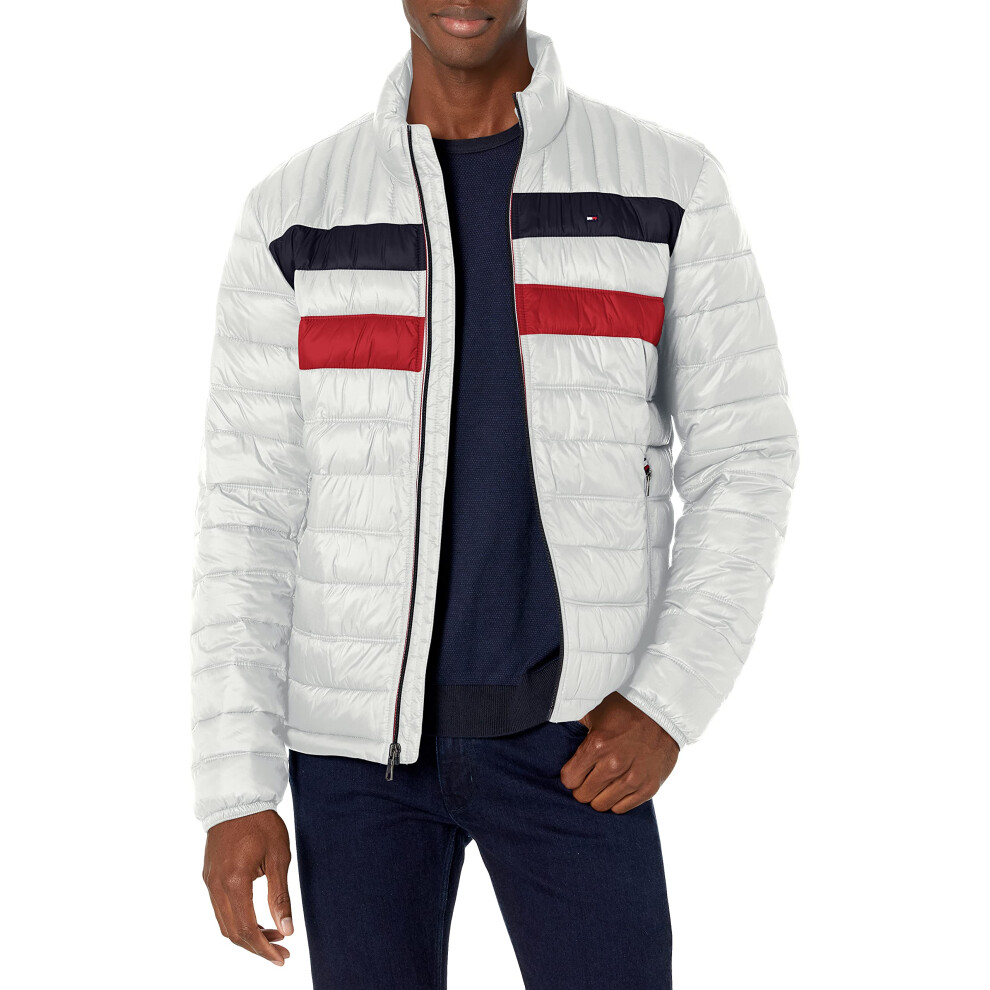 Tommy Hilfiger Mens Ultra Loft Lightweight Packable Puffer Jacket (Sta