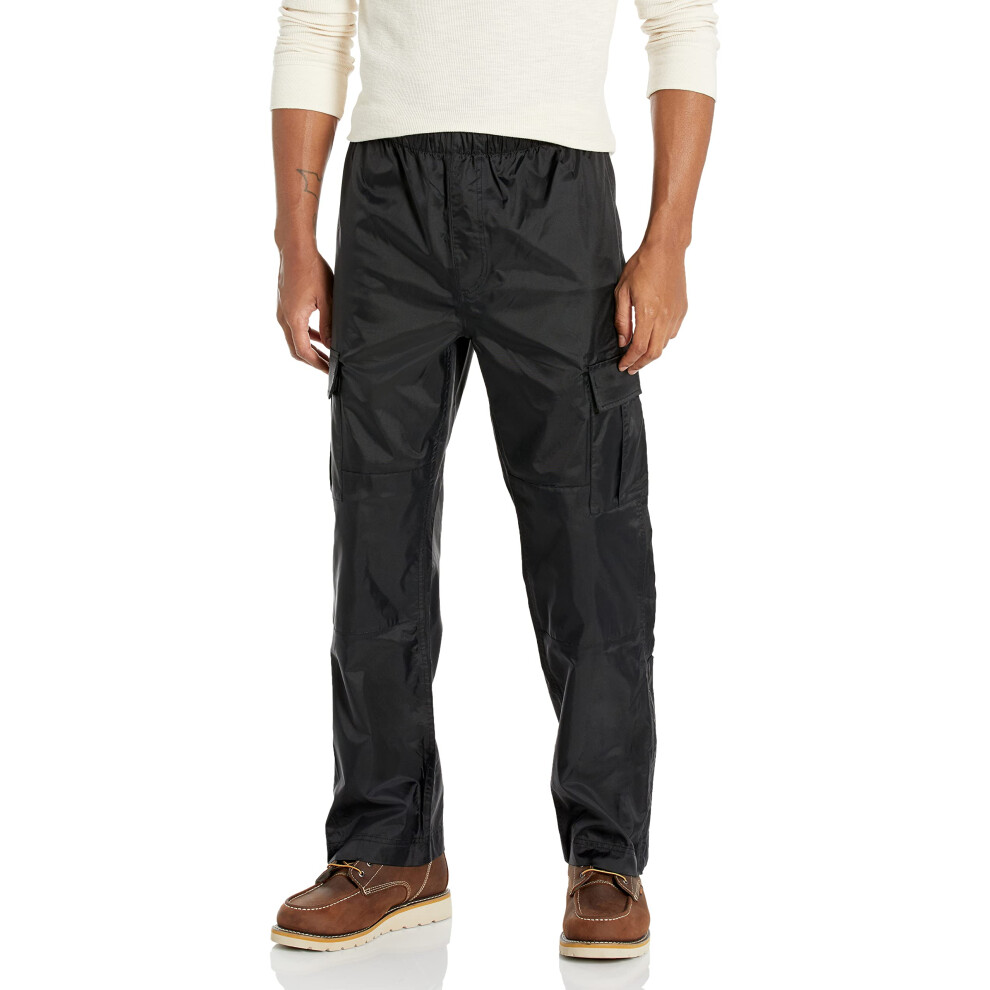 Carhartt Men's Relaxed Fit Midweight Rain Pant  Black  XX-Large