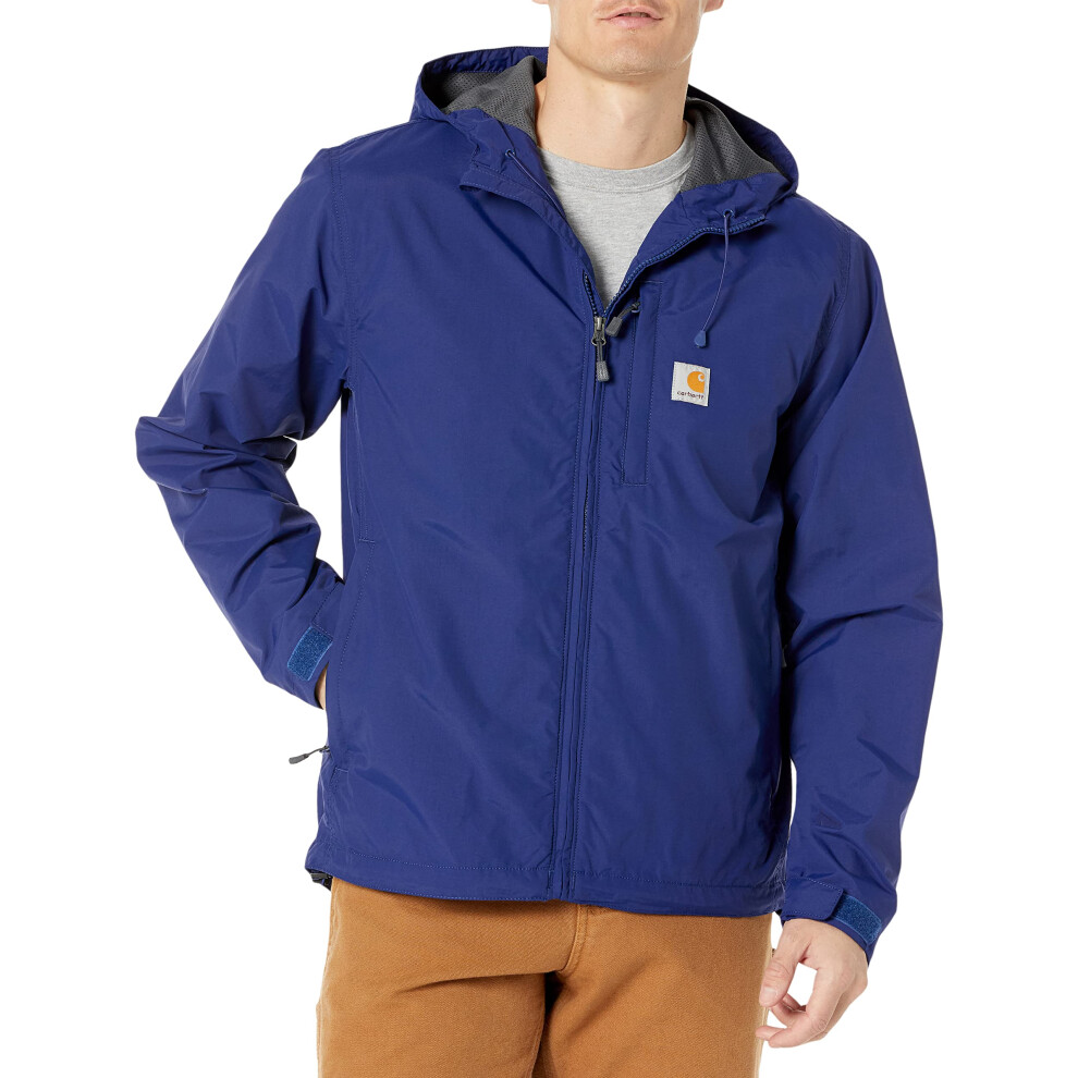 Carhartt Men's Rain Defender Relaxed Fit Lightweight Jacket  Scout Blu