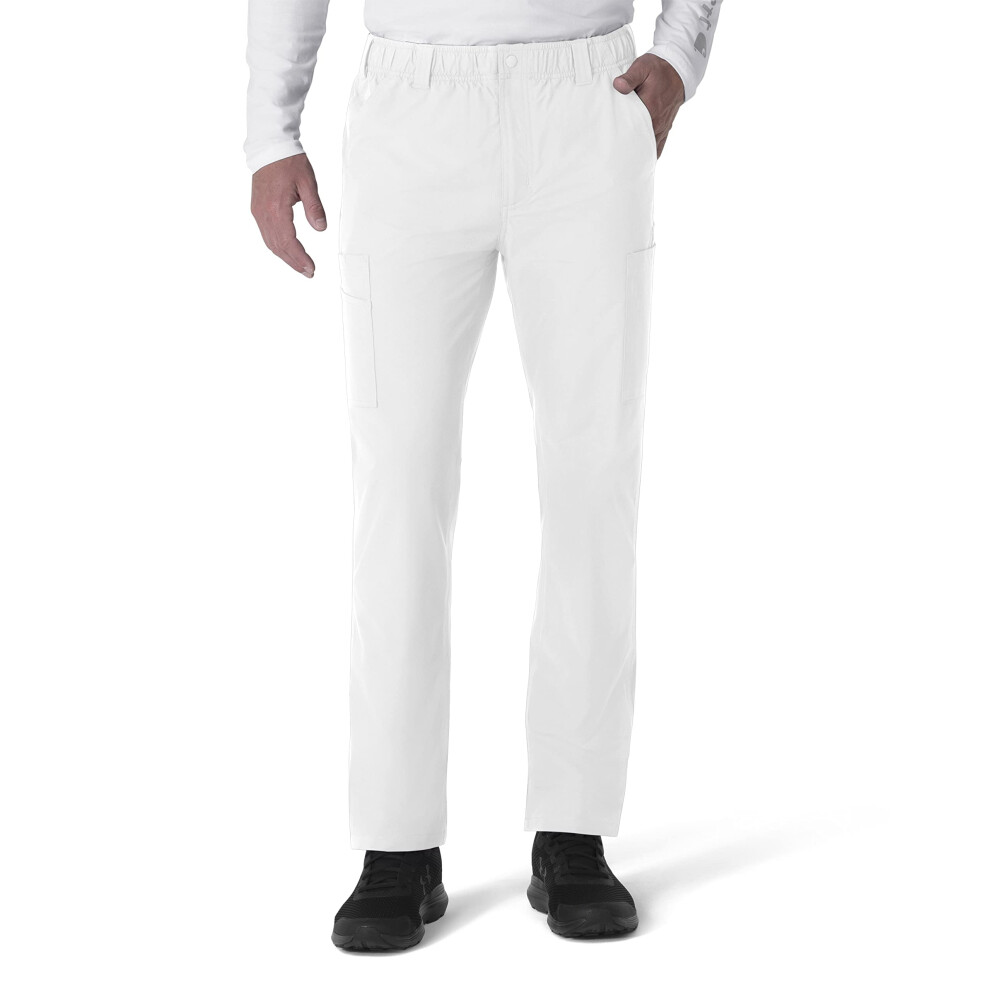 Carhartt mens Men's Force Straight Leg Pant  White  Small