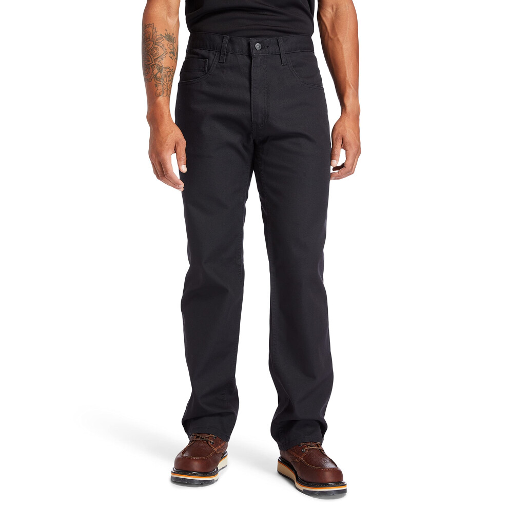 Timberland PRO Men's Ironhide Flex 5 Pocket Work Pant  Jet Black  38/3