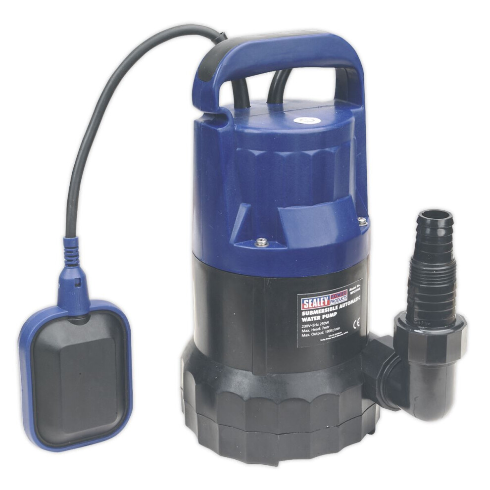 Sealey Submersible Water Pump Automatic 100L/min 230V WPC100A