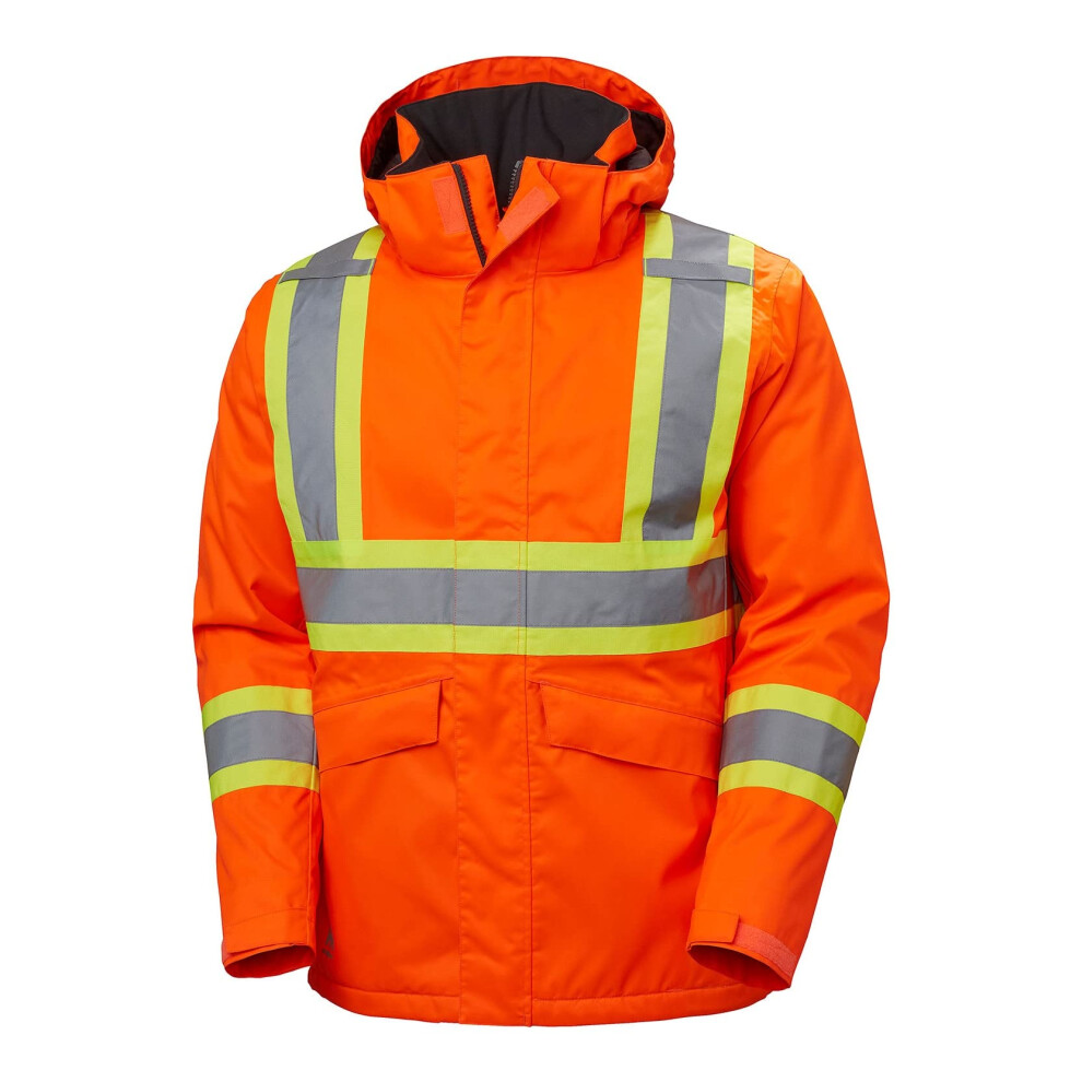 Helly-Hansen Men's Workwear Alta Winter Jacket Csa  Hi Vis Orange- XXX