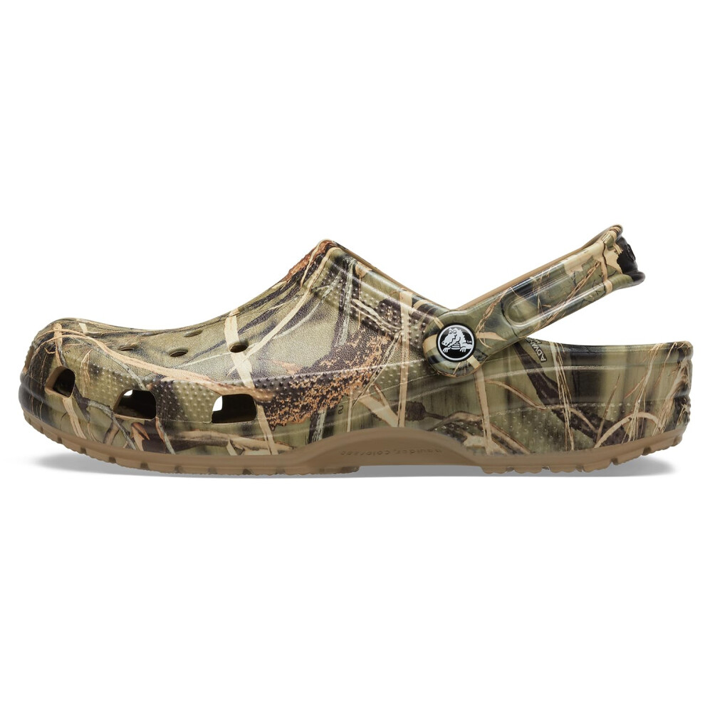 Crocs Unisex-Adult Classic Realtree Clog  Camo Shoes  Khaki  4 Men/6 W