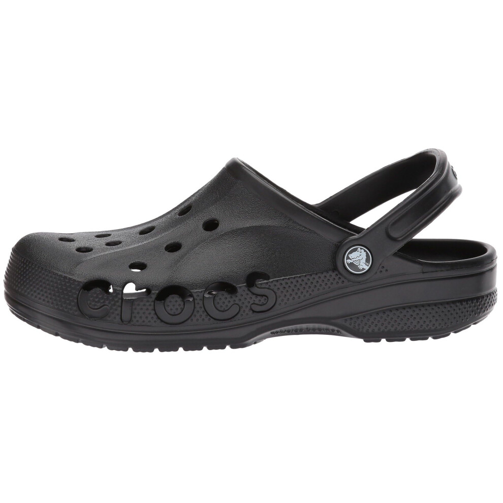 Crocs Unisex Baya Clog  Black  8 M US Men/10 M US Women