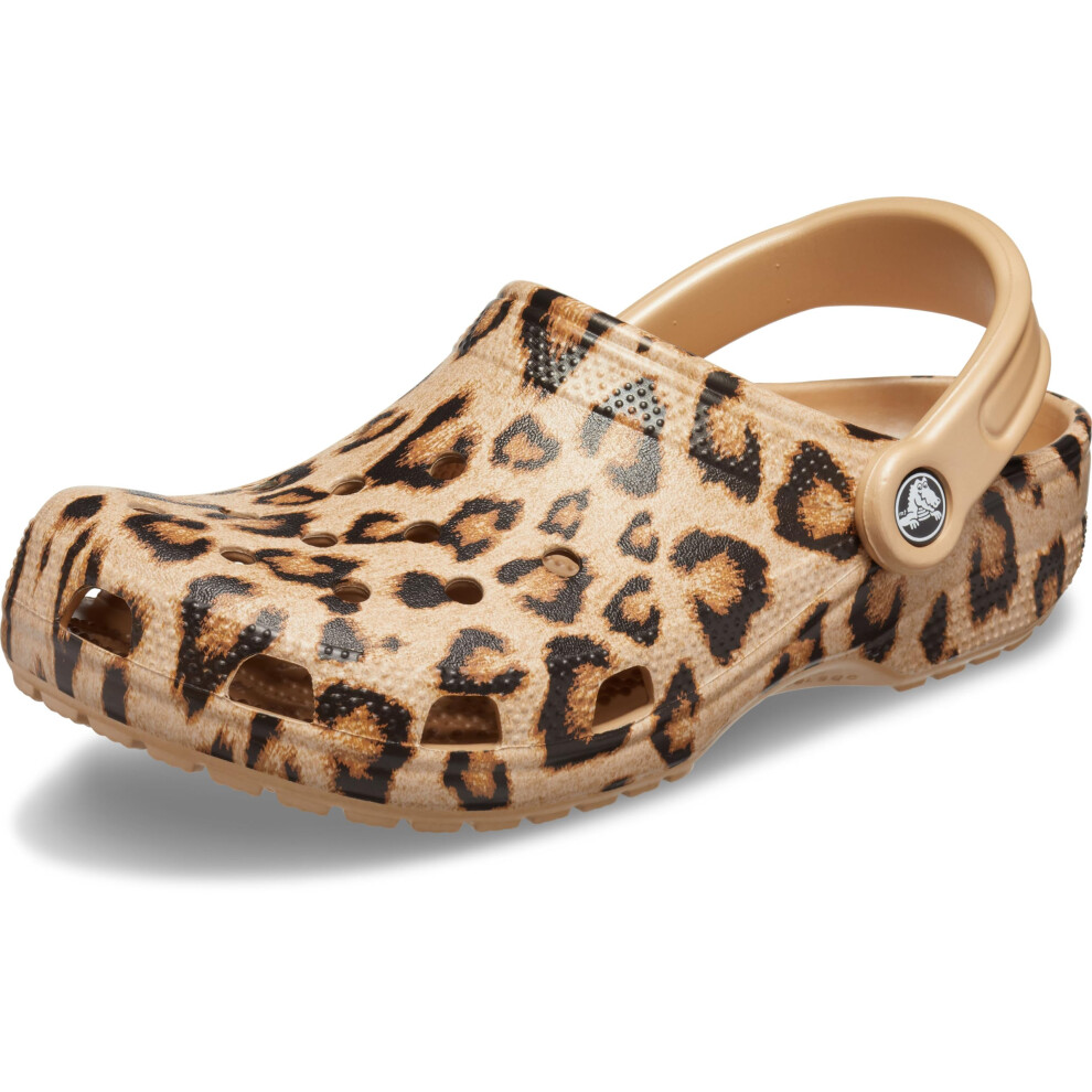 Crocs Unisex-Adult Classic Animal Print Clogs | Zebra and Leopard Shoe