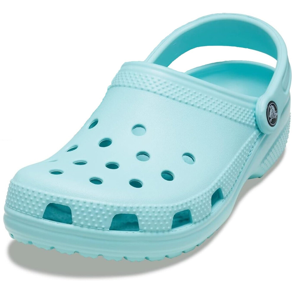 Crocs Unisex-Adult Classic Clogs (Best Sellers)  Pure Water  6 Men/8 W