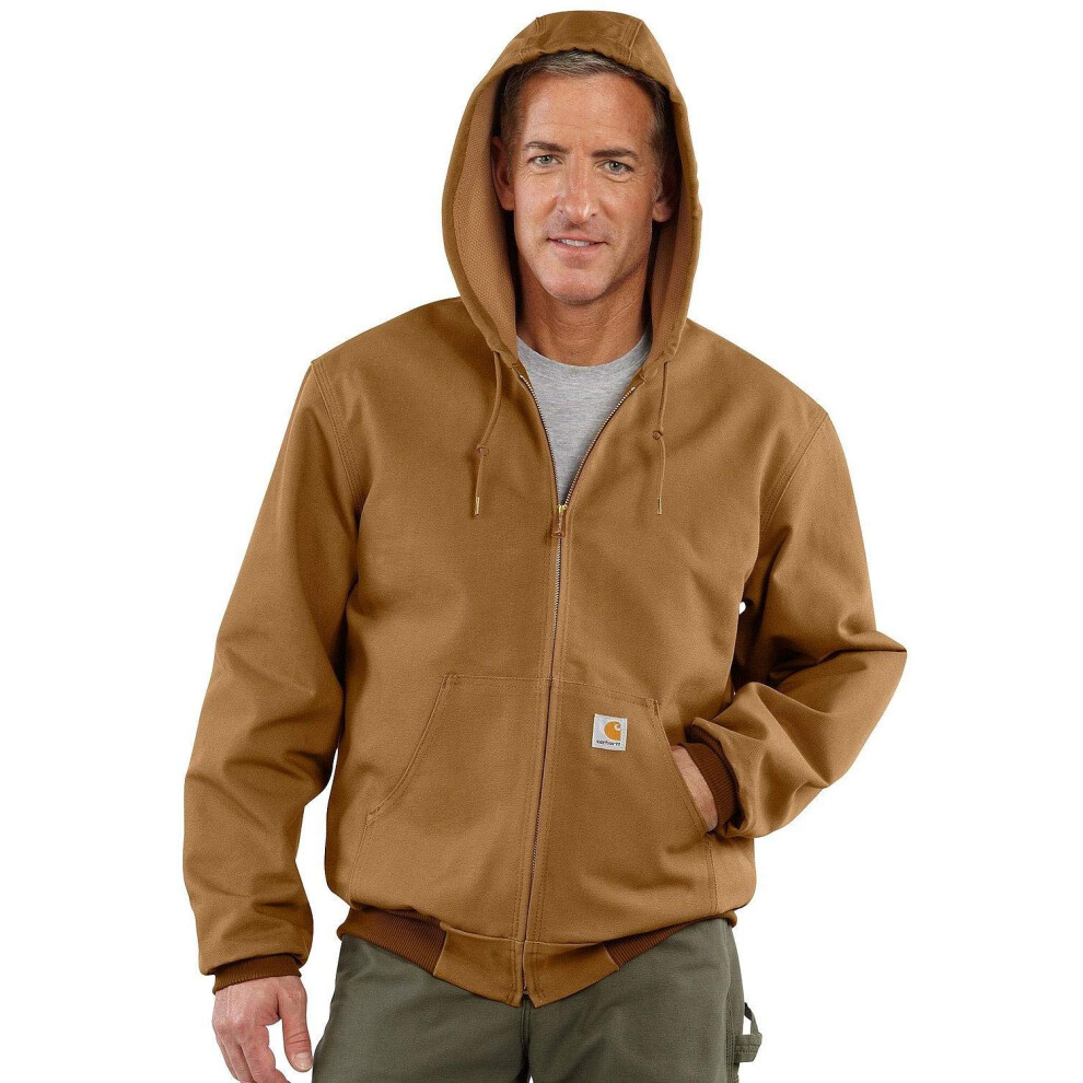 Carhartt mens Thermal Lined Duck Active Jacket J131 (Regular and Big &