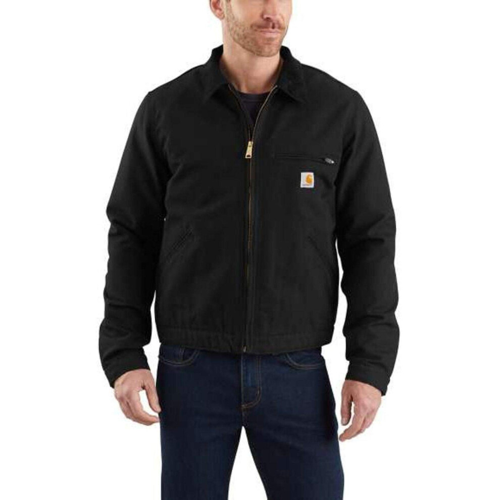 Carhartt mens Duck Detroit Jacket (Big & Tall) Work Utility Outerwear