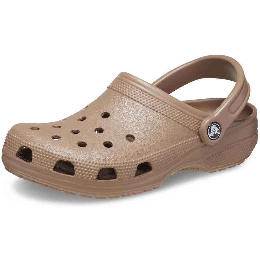 Crocs Unisex-Adult Classic Clogs (Best Sellers)  Khaki  9 Men/11 Women