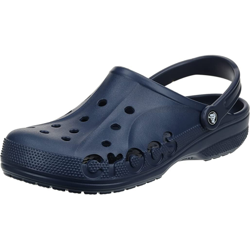 Crocs Unisex-Adult Baya Clogs  Navy  13 Men/15 Women