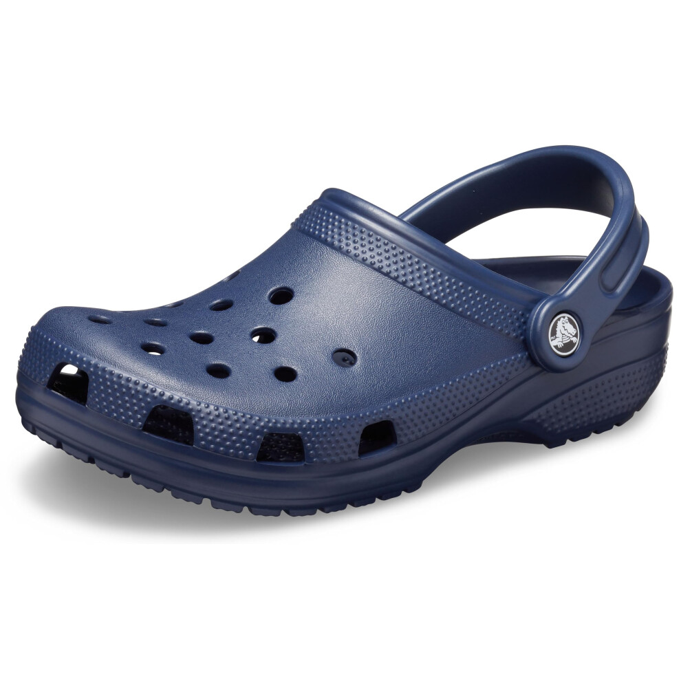 Crocs Unisex-Adult Classic Clogs (Best Sellers)  Navy  15 Women/13 Men