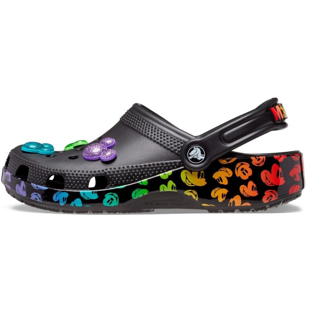 Crocs Unisex Men's and Women's Classic Disney Rainbow Celebration Clog