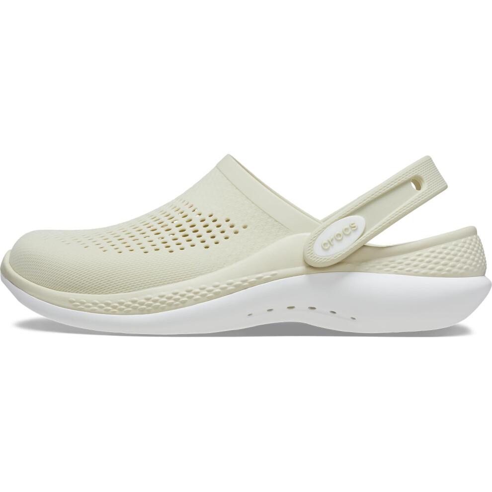 Crocs Unisex LiteRide 360 Clogs  Bone  Numeric_6 US Men