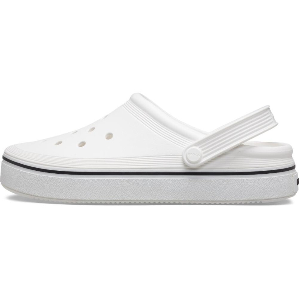 Crocs Unisex Off Court Clogs  Slip On Shoes  White  Numeric_2 US Men