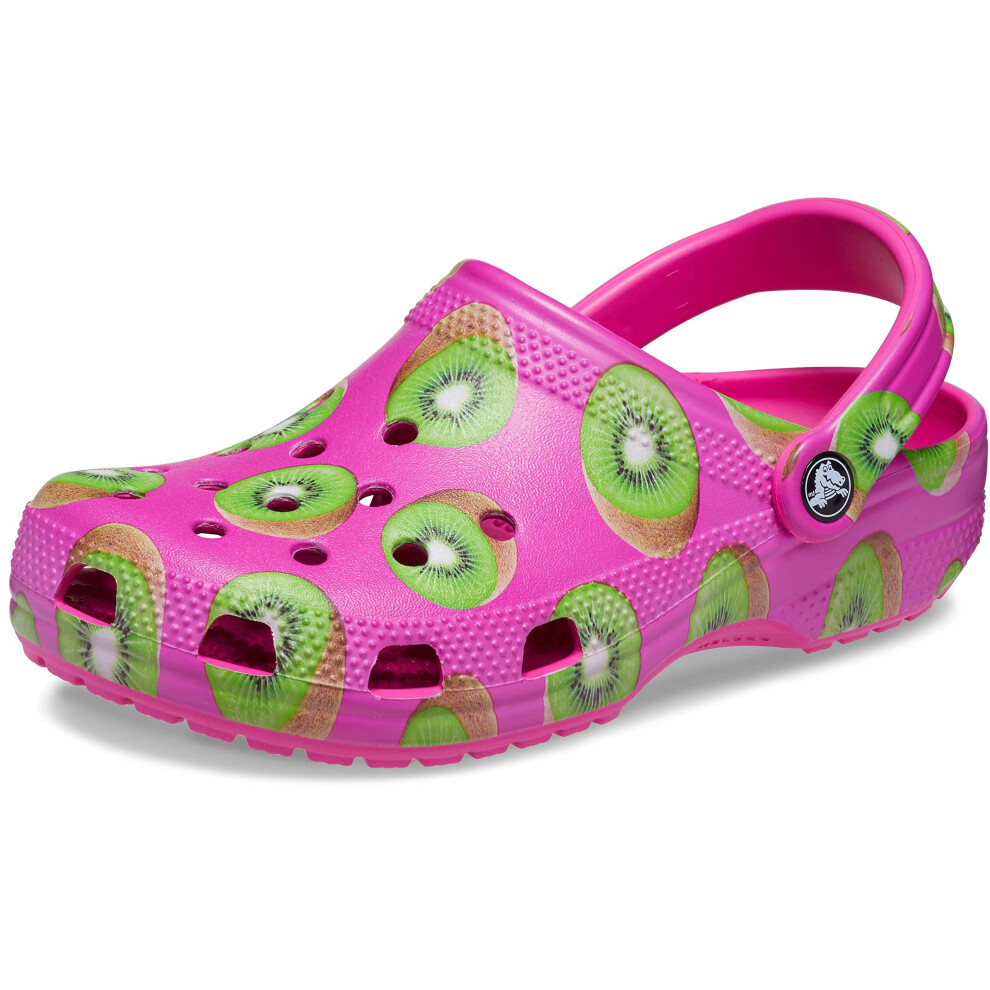 Crocs Unisex Classic Seasonal Print Clogs  Kiwi  Numeric_12 US Men