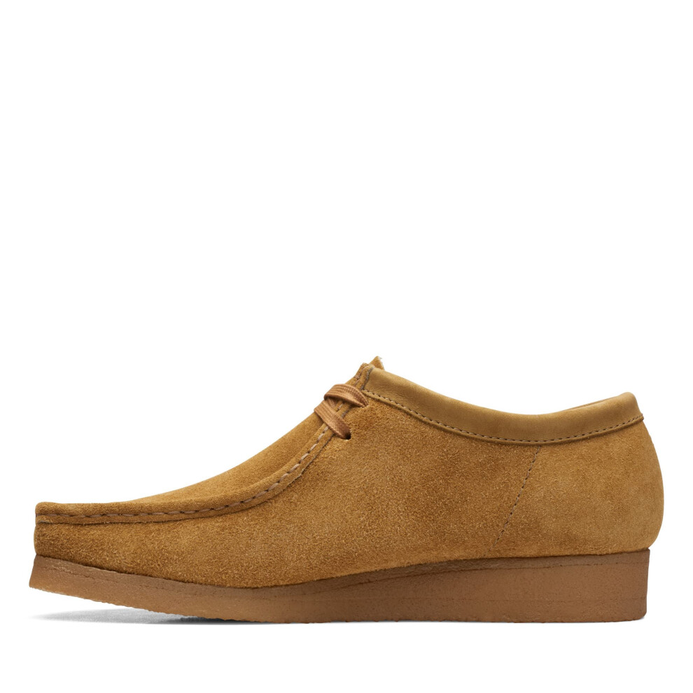 Clarks Men's Wallabee 68852 (Oak Hairy Suede) (us_footwear_size_system