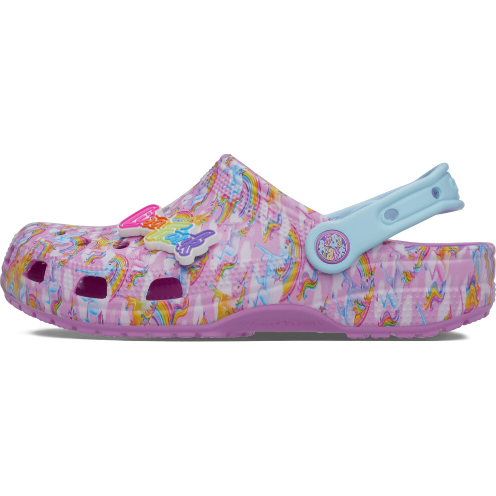 Crocs Unisex Classic Lisa Frank Clogs  Taffy Pink  Numeric_4 US Men