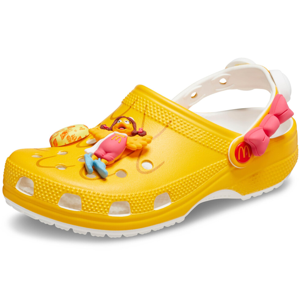 Crocs Unisex McDonald's X Classic Clog  Yellow  Numeric_11 US Men