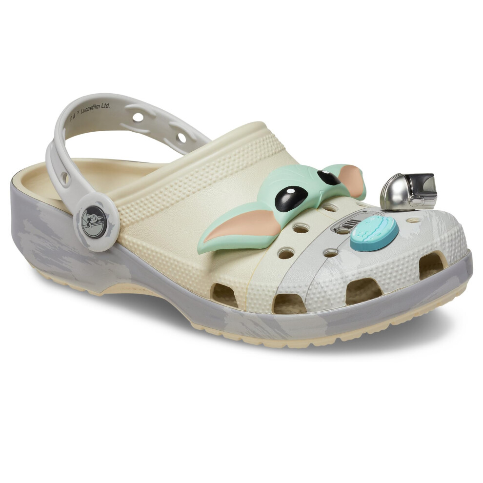 Crocs Unisex Star Wars Grogu Classic Clog Bone  8 US Men