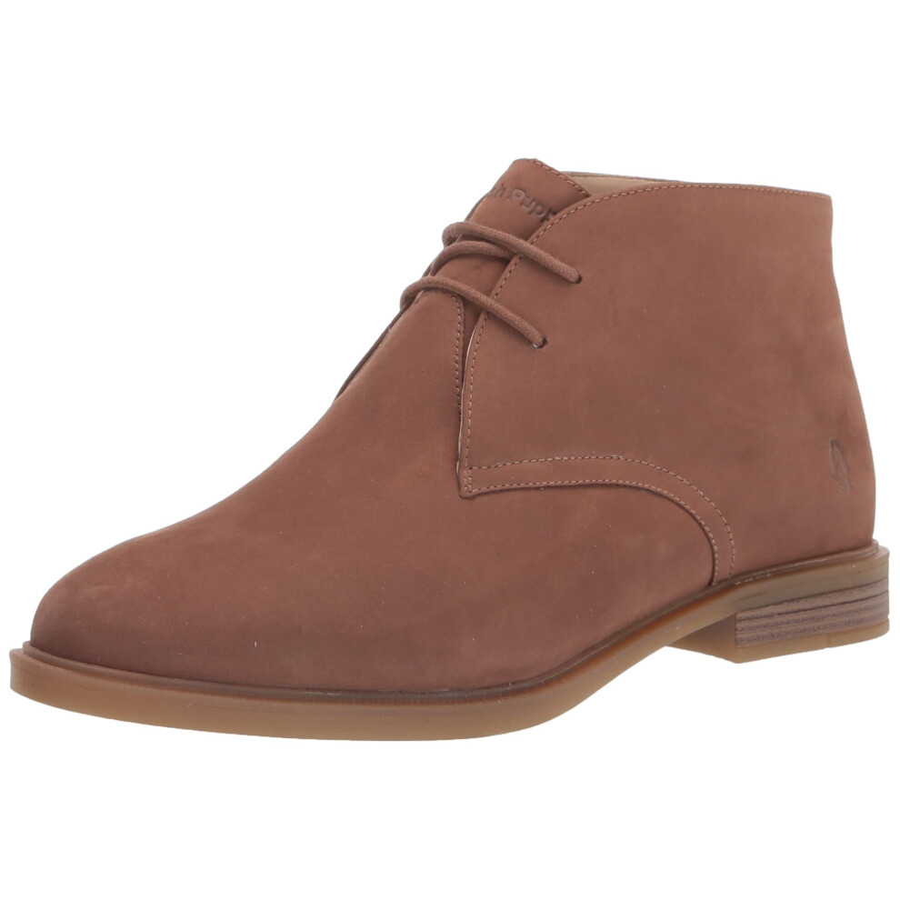 Hush Puppies Women's Bailey Chukka 2 Boot  Chestnut Nubuck  7 Wide