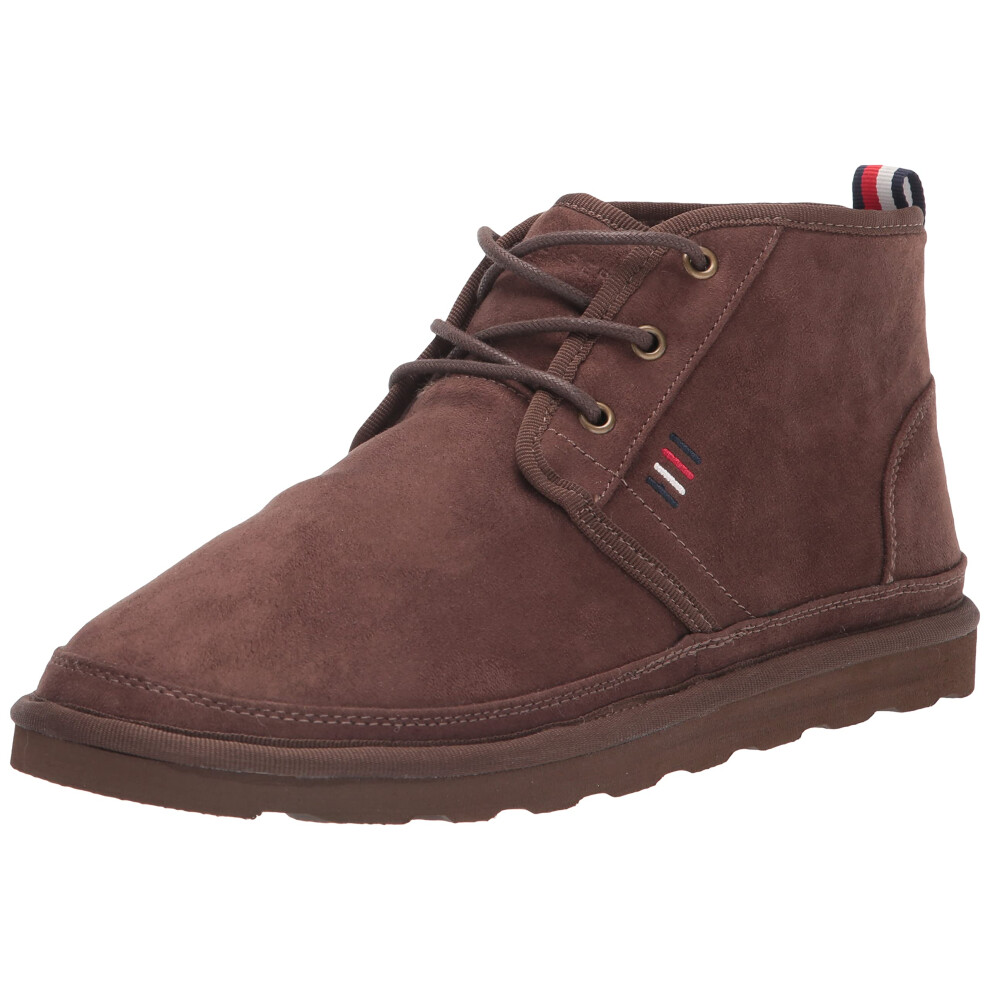 Tommy Hilfiger Men's Welsh2 Chukka Boot  Dark Brown  10