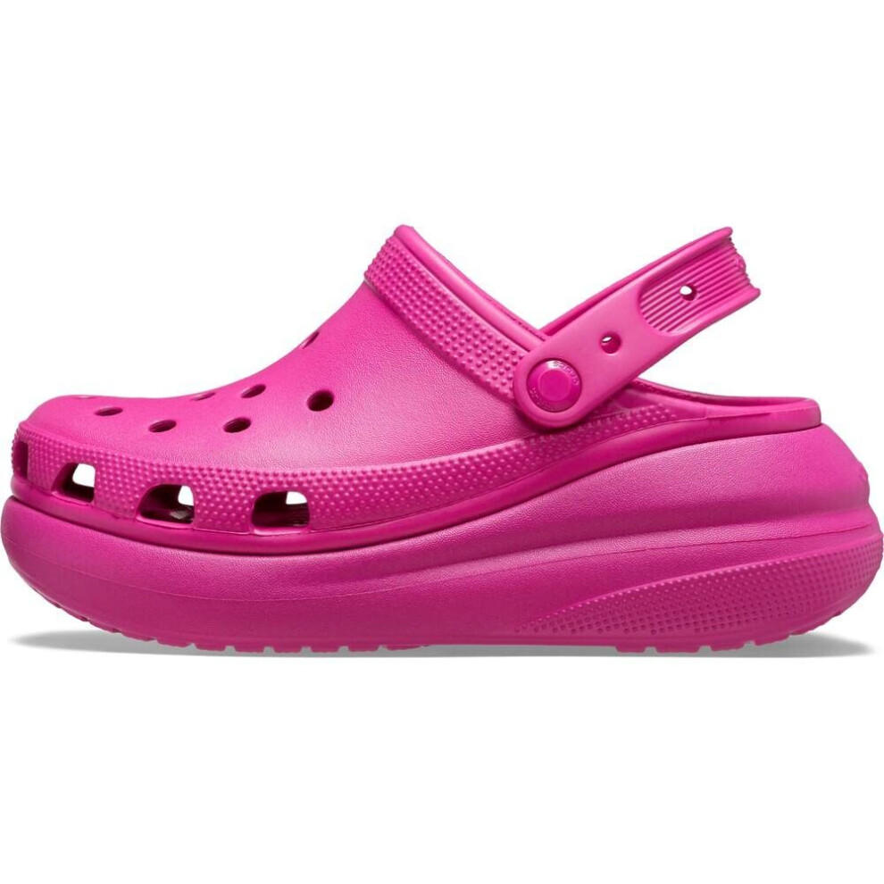 Crocs Unisex Crush Clogs  Platform Shoes  Fuchsia Fun  Numeric_7 US Me