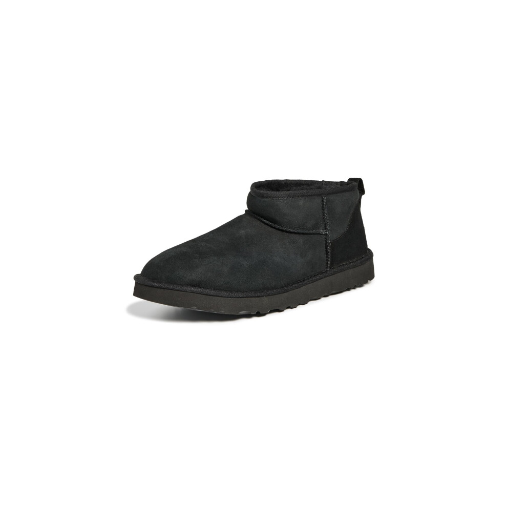 UGG Men's Classic Ultra Mini Boot  Black  9