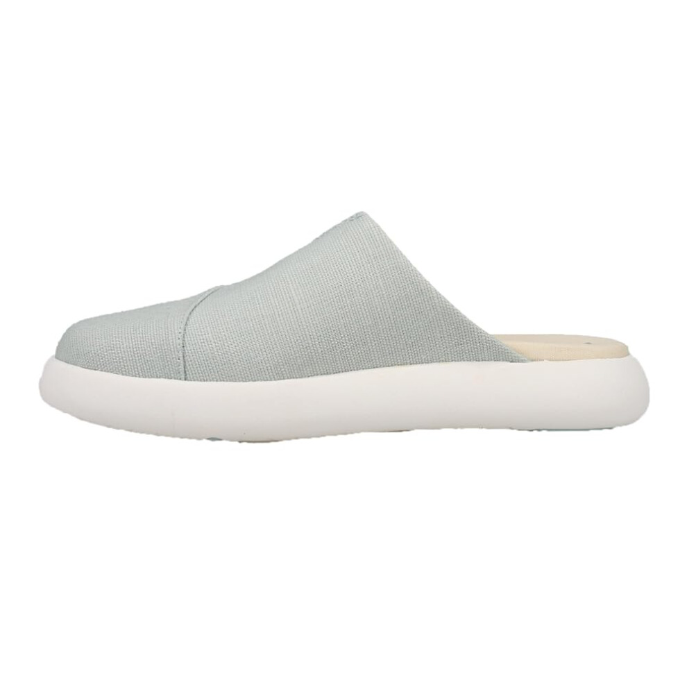 TOMS Womens Alpargata Mallow Mule Sneakers Shoes Casual - Grey - Size