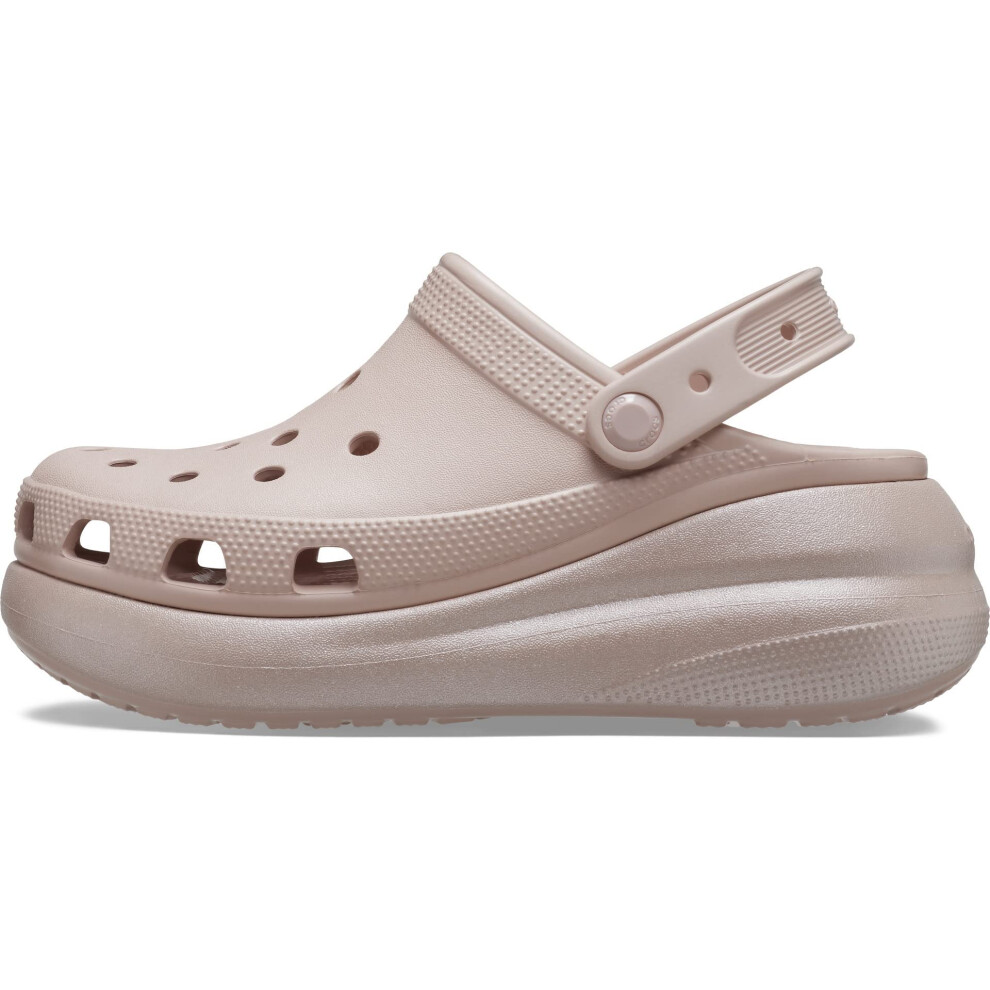 Crocs Unisex Classic Crush Clogs | Platform Shoes  Pink Clay  Numeric_