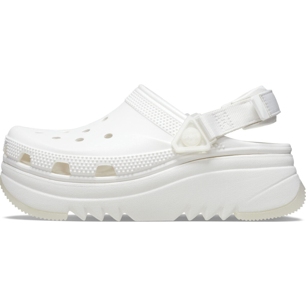 Crocs Unisex Classic Hiker Escape Clogs  White  Numeric_2 US Men