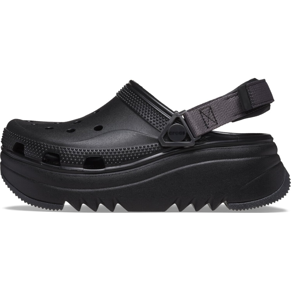 Crocs Unisex-Adult Classic Hiker Escape Clogs  Black  4 Women/2 Men