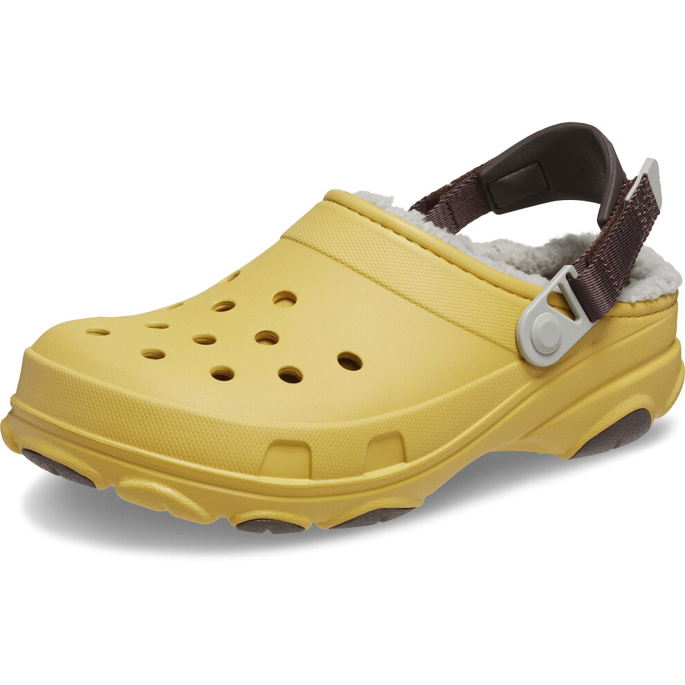 Crocs Unisex All Terrain Lined Clogs with Adjustable Heel Strap  Deser