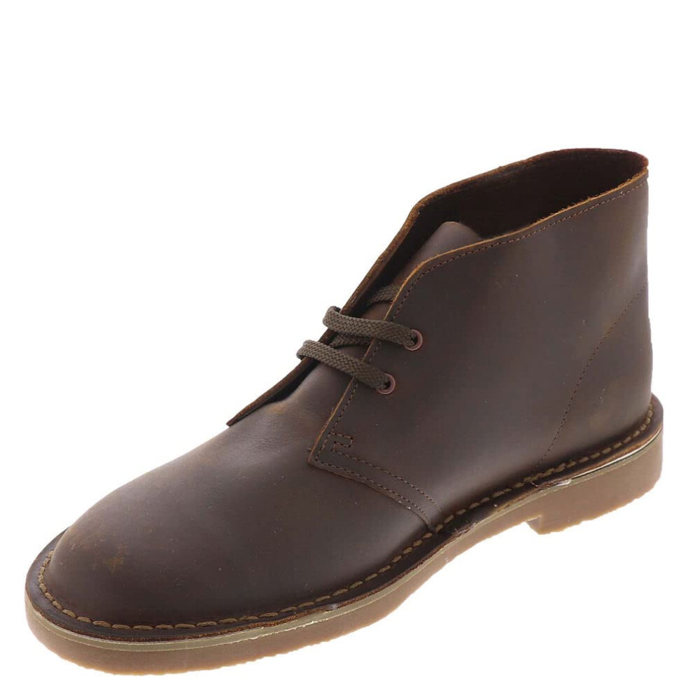 Clarks Men's Bushacre 3 Chukka Boot  Dark Brown  15