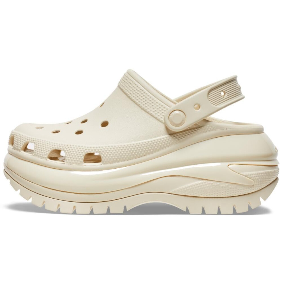 Crocs Mega Crush Clog Bone Men's 12  Women's 14 Medium