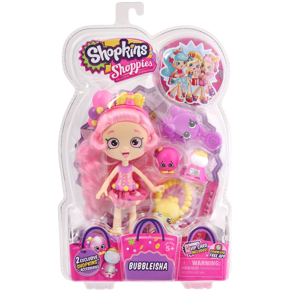 SHOPKINS SHOPPIES S1 DOLL PACK BUBBLEISHA