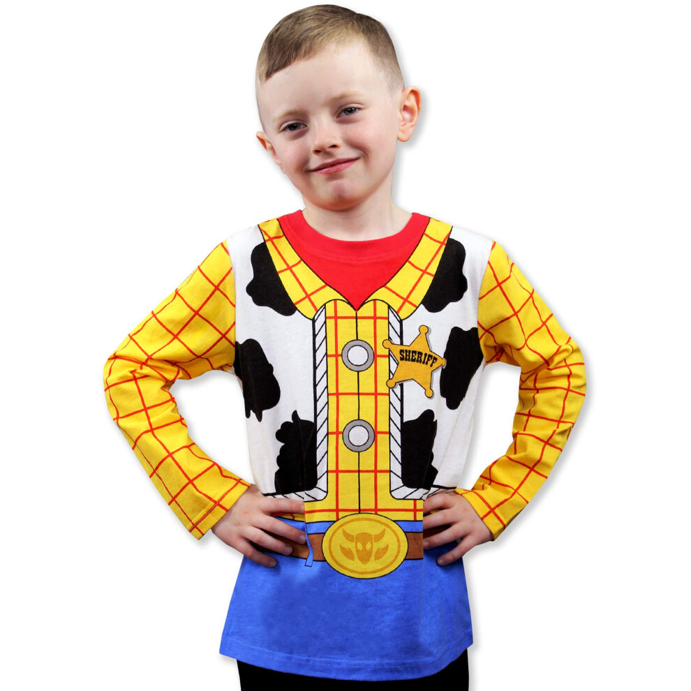 Disney Toy Story Boys Woody Long Sleeve Costume T-Shirt for Infant  To