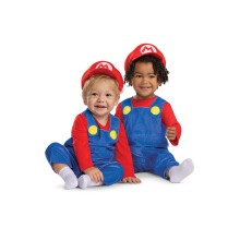 Super Mario Bros Mario Posh kostým pro kojence 6-12 měsíců