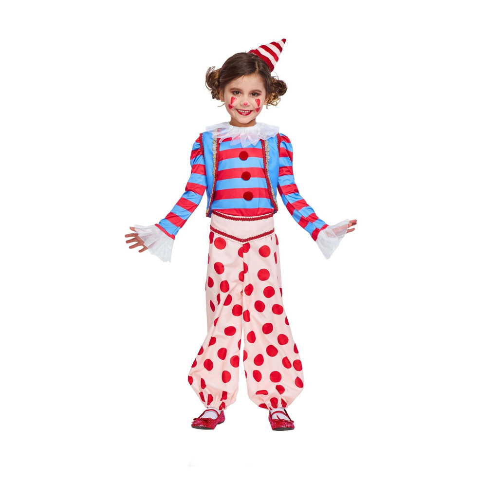 Photos - Fancy Dress Vintage clown child costume Medium