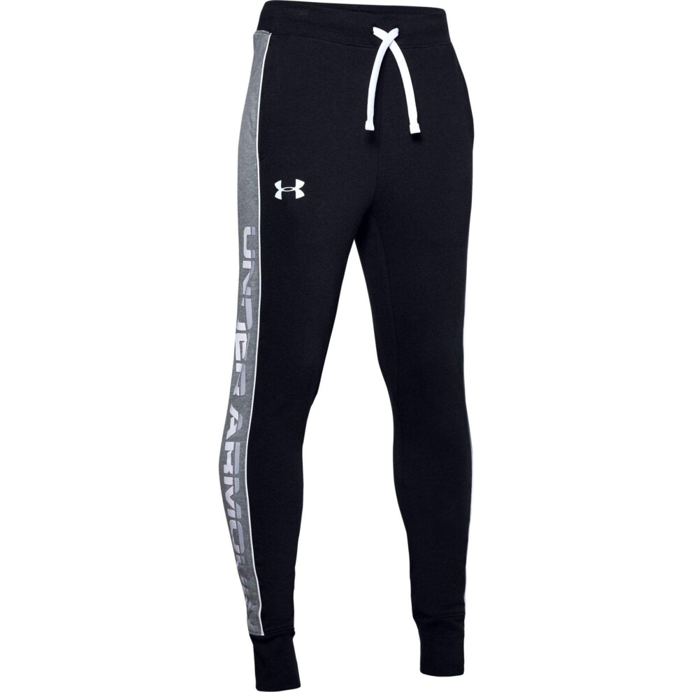 Under Armour Rival Terry Training Pant  Black (001)/White  Youth Small