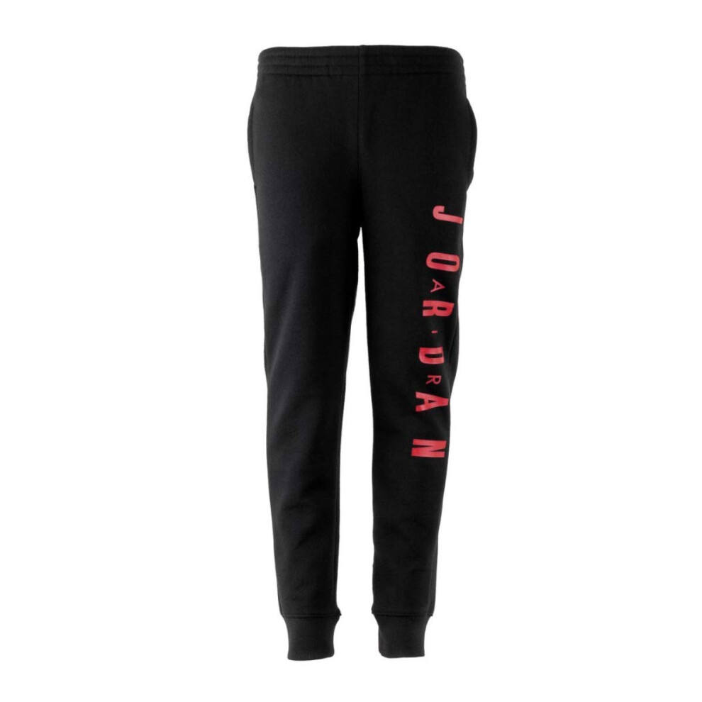 Nike Air Jordan Fleece Boys Jogger Pants (Black  l)