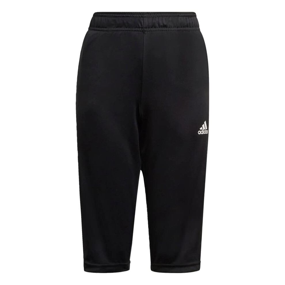 adidas unisex-child Tiro 21 3/4 Pants Black Medium