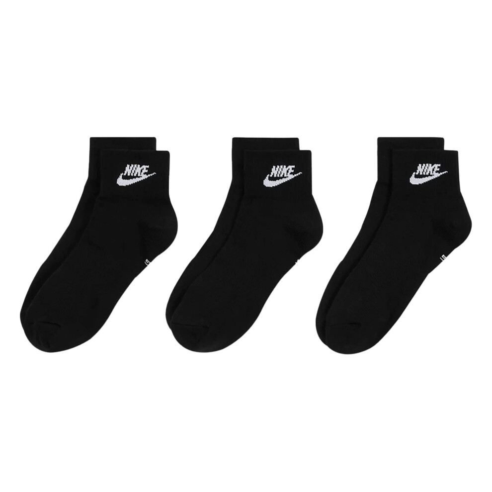 Nike 22 Everyday Essential Ankle Socks - 3 Pack Unisex Style : Dx5074