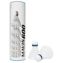 Yonex Mavis 600 Nylon Shuttlecocks  White  36.5in M