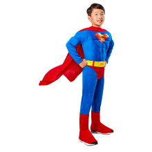 Super DC Heroes Deluxe Muskelbrust Superman Kostüm, Kleinkind
